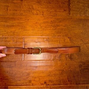 Coach Men's Brown Leather Belt